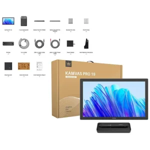 Графічний монітор Huion 19" Kamvas Pro сірий темний GT1902 UA
