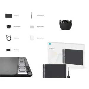 Графічний планшет Huion 10.5"x6.56" H1061P чорний UA