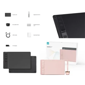 Графічний планшет Huion 6.3"x3.9" H641P чорний UA