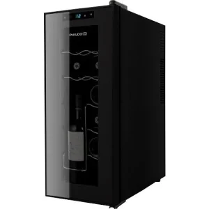 Холодильник Philco для вина, 63.8х25.2х50, холод.відд.-32л, зон - 1, бут-12, диспл, підсвітка, чорний, PW12F UA