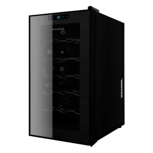 Холодильник Philco для вина, 64х34.5х52, холод.відд.-47л, зон - 1, бут-18, диспл, підсвітка, чорний, PW18F UA
