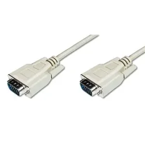 Кабель DIGITUS VGA (M/M), 3м, бежевий (AK-310100-030-E) UA