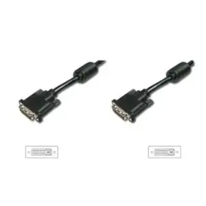 Кабель DIGITUS DVI-D dual link (AM/AM) 3м, чорний (AK-320101-030-S) UA