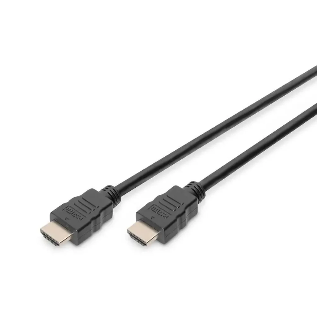 Кабель DIGITUS HDMI (M/M), High speed/Ethernet, 2м, чорний (AK-330107-020-S) UA