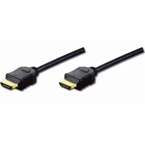 Кабель DIGITUS HDMI (M/M), High speed/Ethernet, 2м, чорний (AK-330114-020-S) UA