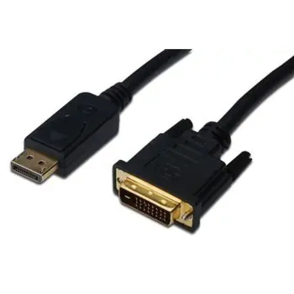 Кабель DIGITUS DisplayPort > DVI-D (M/M), 2м, чорний (AK-340301-020-S) UA