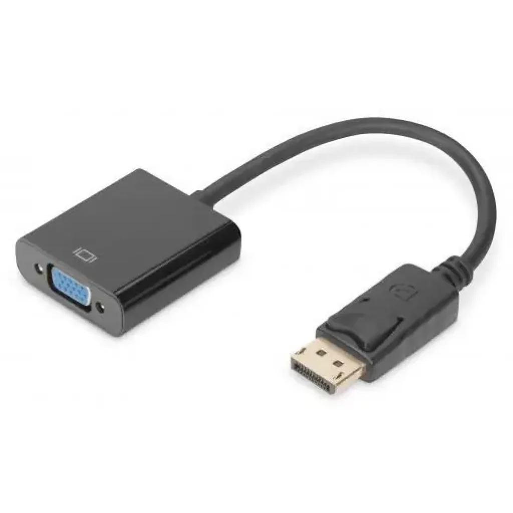 Адаптер ASSMANN DisplayPort to VGA (AK-340403-001-S) UA
