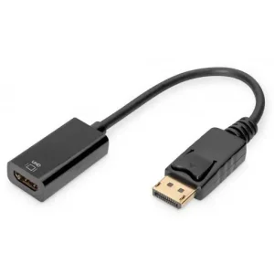 Адаптер DIGITUS DisplayPort > HDMI (M/F), Ultra HD, активний (AK-340415-002-S) UA