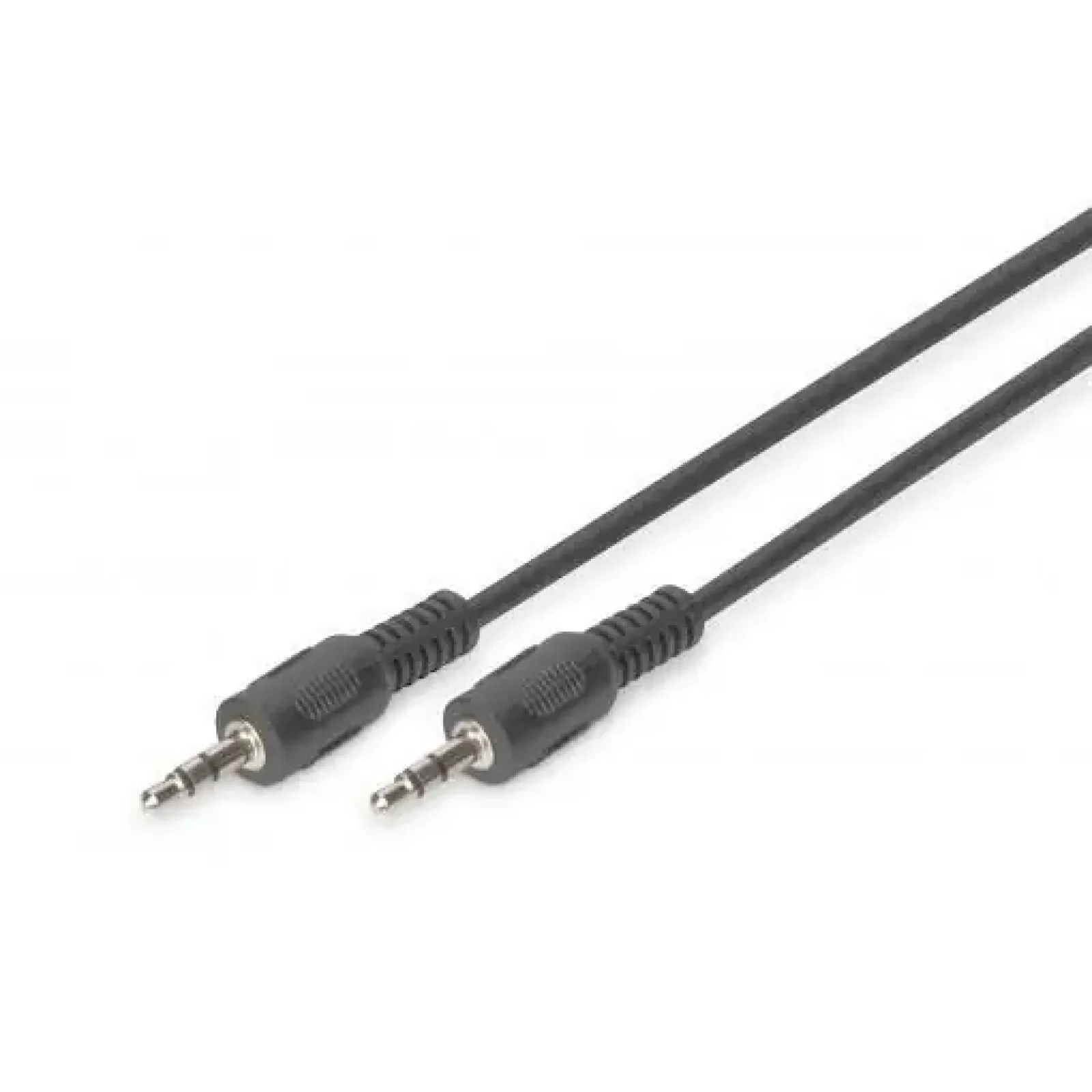 Кабель DIGITUS Audio connection stereo 3.5mm M/M, 2.5м, чорний (AK-510100-025-S) UA