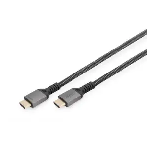 Кабель DIGITUS HDMI (M/M), 8K, Ultra High speed/Ethernet, 3м, чорний (DB-330200-030-S) UA