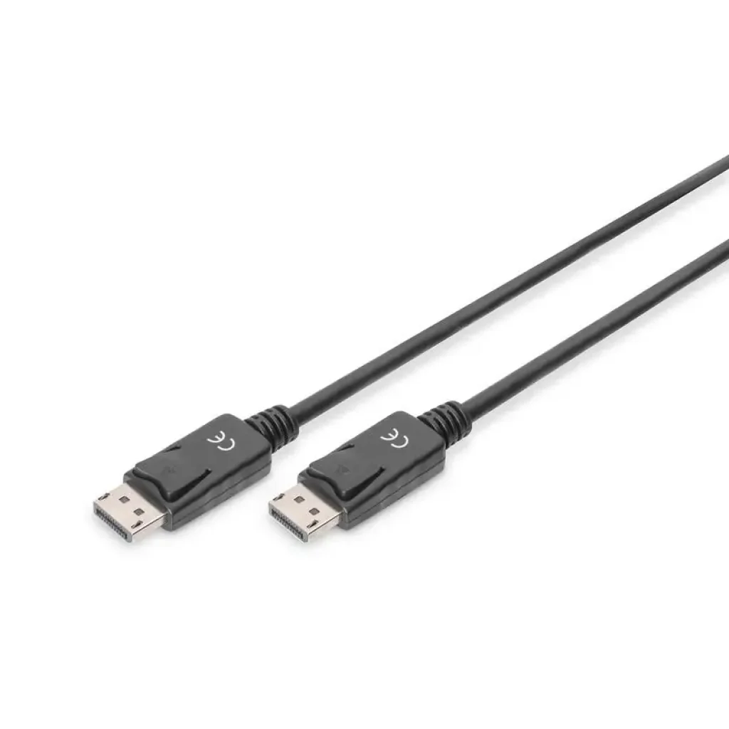 Кабель DIGITUS DisplayPort (M/M), 4K, 2м, чорний (DB-340100-020-S) UA