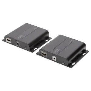 Набір подовжувачів DIGITUS HDMI через IP, 4K*2K@30Гц, (CAT 5/5e/6/7), 120м (DS-55122) UA
