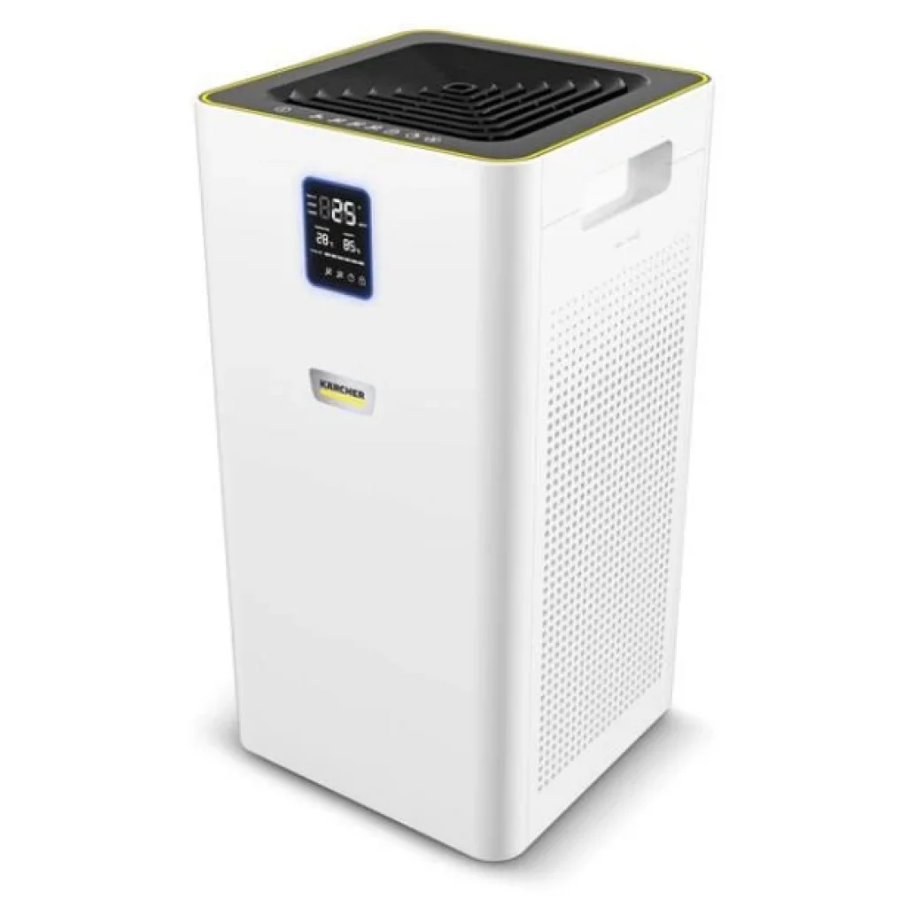 Очисник повітря Karcher AF 50, 50м2, 200м3/год, дисплей, 2 HEPA фільтри, 4 режими, інд. забр-ння, білий, 1.024-822.0 UA