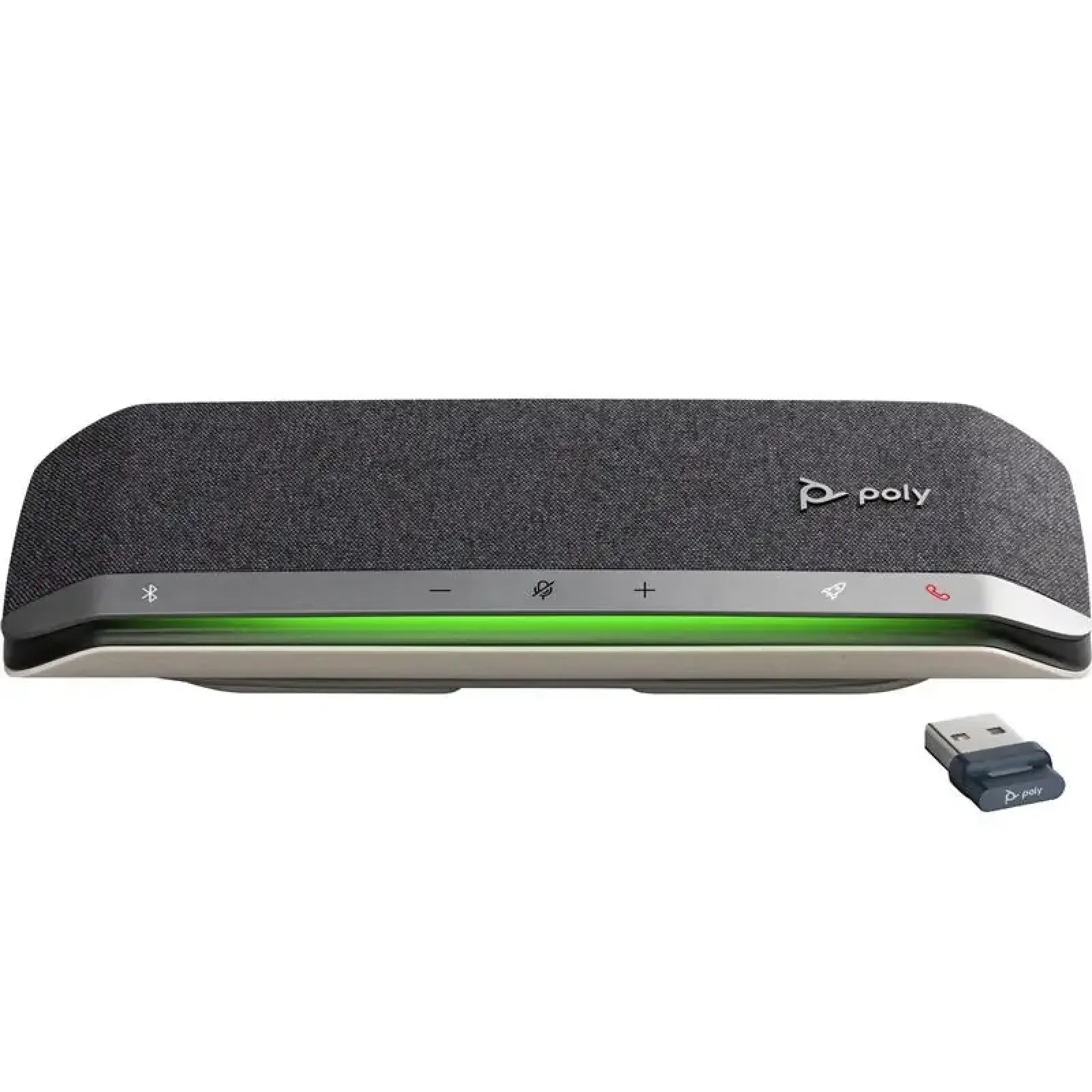 Спікерфон Poly Sync 40+ -M з адаптером BT700A, 3 x Bi-Mic, радіус 2,5 м, USB-A, USB-C, Bluetooth, сірий (77P36AA) UA