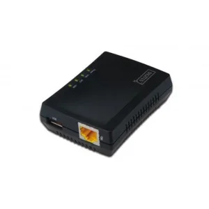 Принт-сервер DIGITUS Fast Ethernet, NAS, 1xRJ45, 1xUSB A 2.0 (DN-13020) UA