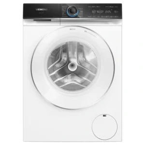 Пральна машина Siemens фронтальна, 10кг, 1600, A+++, 60см, дисплей, Home Connect, I-Dos, білий, WG56B2A0UA UA