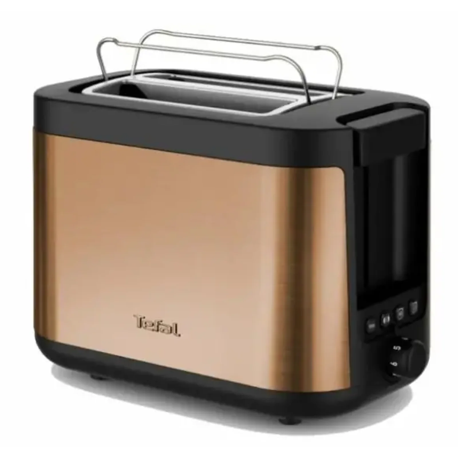 Тостер Tefal Coppertinto 850Вт, розморожування, метал, бронзовий (TT430G10) UA