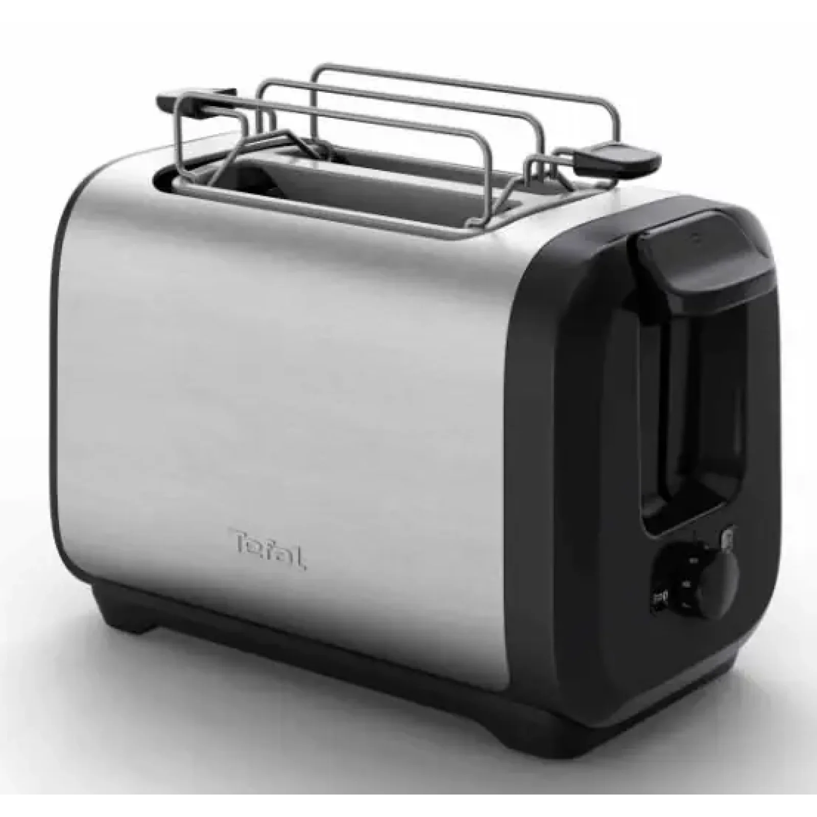 Тостер Tefal Subito 1100Вт, розморожування, щипці, нерж. сталь, Black (TT5S1DE0) UA