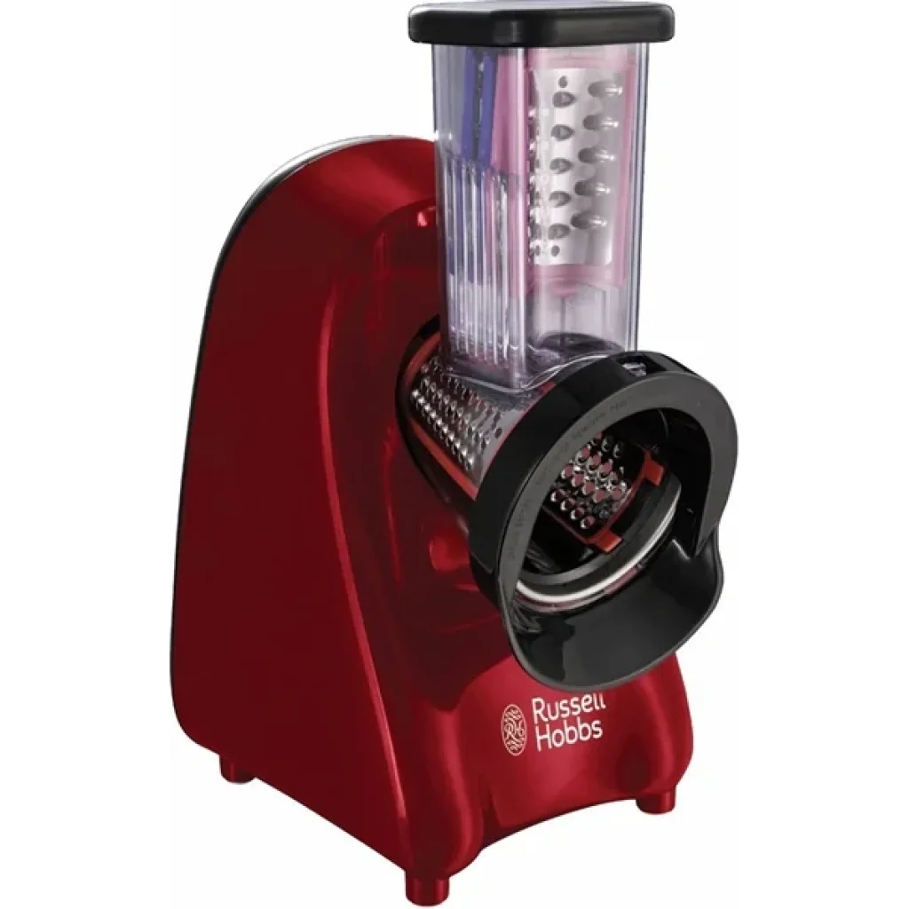 Мультирізка Russell Hobbs Desire Slice&Go, 200Вт, 3 насадки, корпус-пластик, червоний, 22280-56 UA