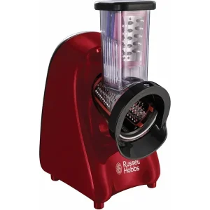 Мультирізка Russell Hobbs Desire Slice&Go, 200Вт, 3 насадки, корпус-пластик, червоний, 22280-56 UA