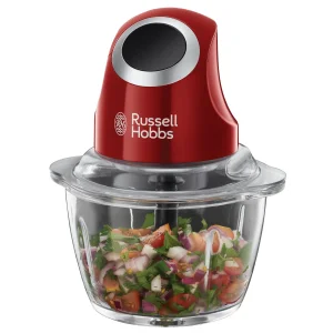 Подрібнювач Russell Hobbs Desire, 200Вт, чаша-1000мл, скло, корпус-пластик, червоний, 24660-56 UA