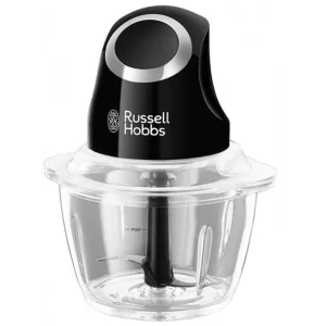 Подрібнювач Russell Hobbs Matte Black, 200Вт, чаша-500мл, скло, корпус-пластик, чорний, 24662-56 UA