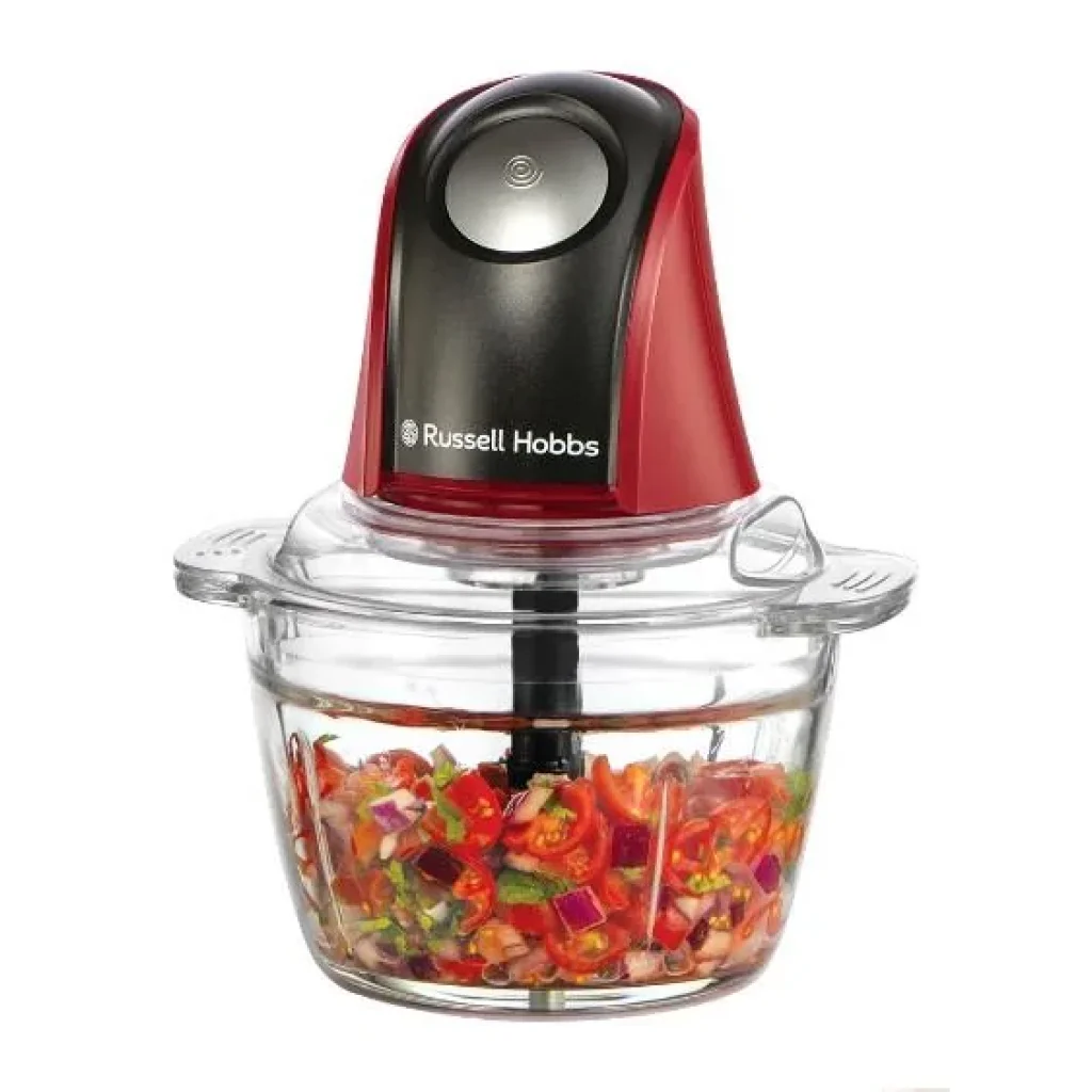 Подрібнювач Russell Hobbs Desire Red, 200Вт, чаша-500мл, скло, корпус-пластик, червоний, 27130-56 UA