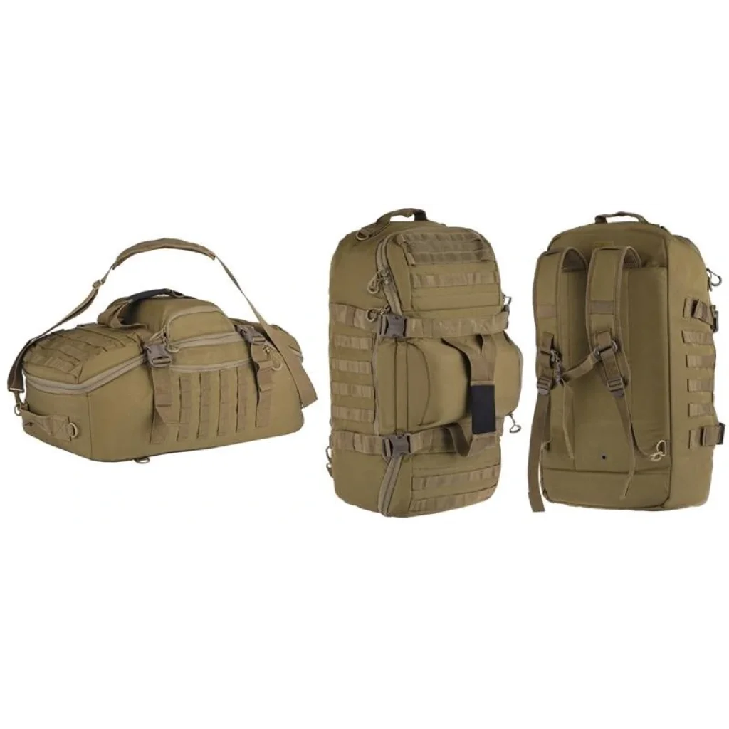 Сумка-баул рюкзак 2Е Tactical L зеленая 2E-MILDUFBKP-L-OG UA