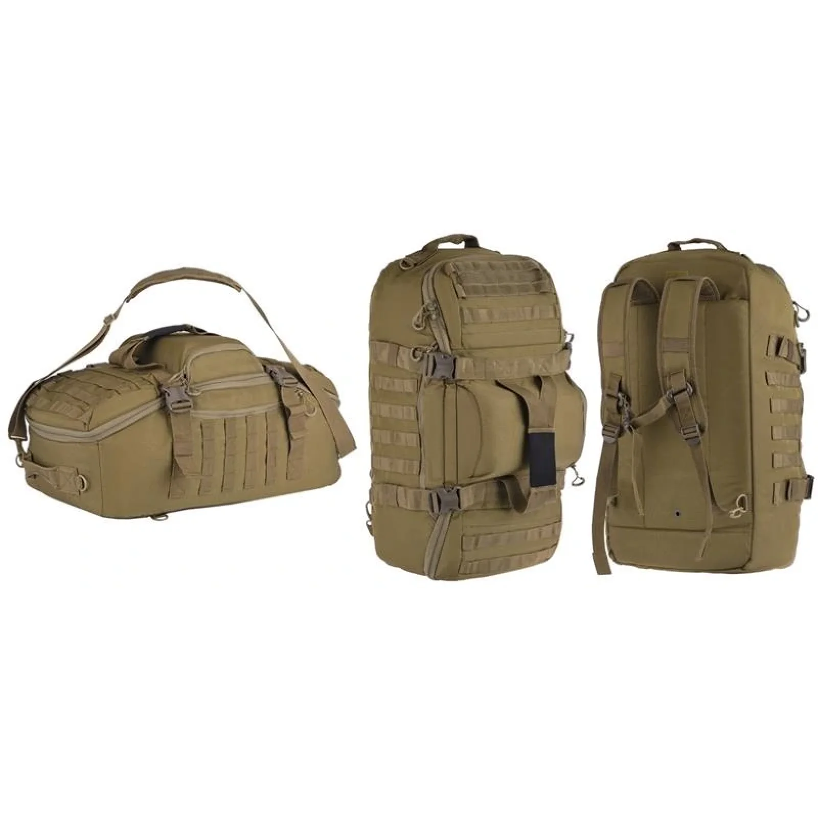Сумка-баул рюкзак 2Е Tactical L зеленая 2E-MILDUFBKP-L-OG UA