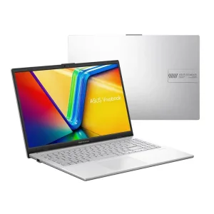 Ноутбук ASUS Vivobook Go 15 E1504FA-BQ1105 15.6" FHD IPS, AMD R3-7320U, 16GB, F512GB, UMA, NoOS, Сріблястий (90NB0ZR1-M01YF0) UA