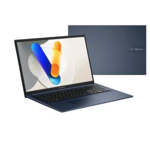 Ноутбук ASUS Vivobook 17 X1704VA-AU755 17.3" FHD IPS, Intel i3-1315U, 16GB, F512GB, UMA, NoOS, Блакитний (90NB10V2-M00V30) UA