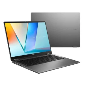 Ноутбук ASUS Vivobook Flip 14 TP3407SA-QL011W 14" WUXGA OLED, Intel Ultra 5 226V, 16GB, F512GB, UMA, Win11, Сірий (90NB14Y1-M000E0) UA