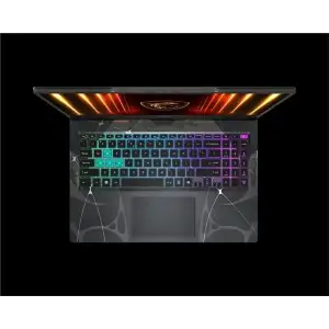 Ноутбук MSI Cyborg 15 B2RWFKG-1253XUA 15.6 FHD, Intel 7-240H, 16GB, F512GB, NVD5060-8, DOS, чорний (9S7-15Q342-1253) UA