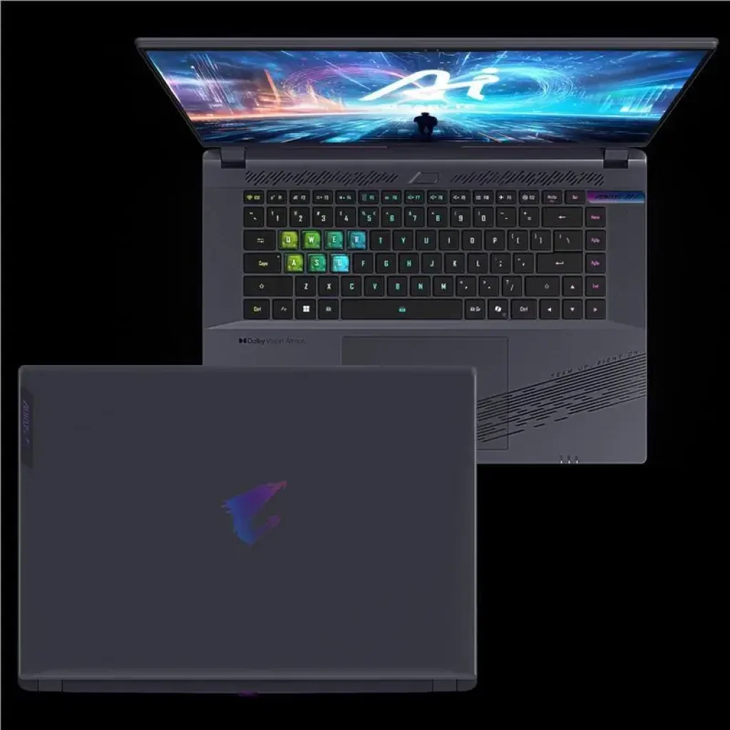 Ноутбук AORUS 16X 16.0 QHD 165Hz, Intel i7-13650HX, 16GB, F1TB, NVD4070-8, W11, чорний (AORUS_16X_9SG-43UAC54SH) UA