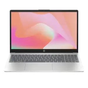 Ноутбук HP 15-fd0112ua 15.6" FHD IPS AG, Intel N100, 8GB, F256GB, UMA, DOS, сріблястий (DM8C0EA) UA