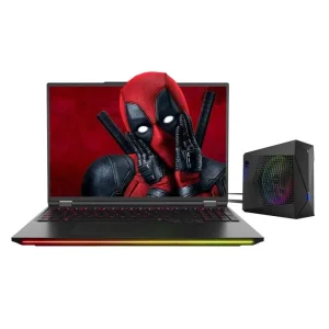 Ноутбук Dream Machines RT5090-16 16QHD+, AMD R9-9955HX3D, 32GB, F2TB, NVD5090-24, DOS, чорний (RT5090-16UA32) UA