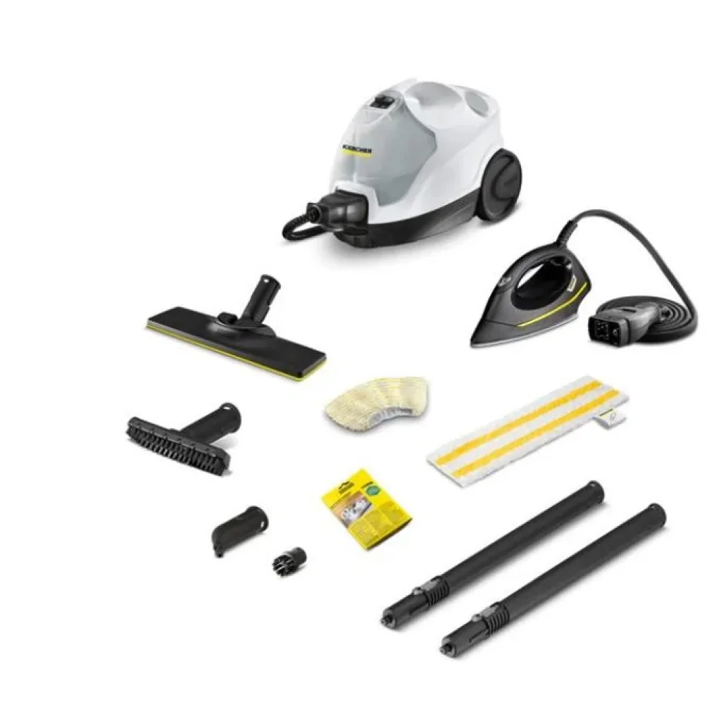 Пароочисник Karcher SC 4 EasyFix Iron, 2000Вт, 800мл, 3.5Бар, праска в компл, біло-чорний, 1.512-631.0 UA