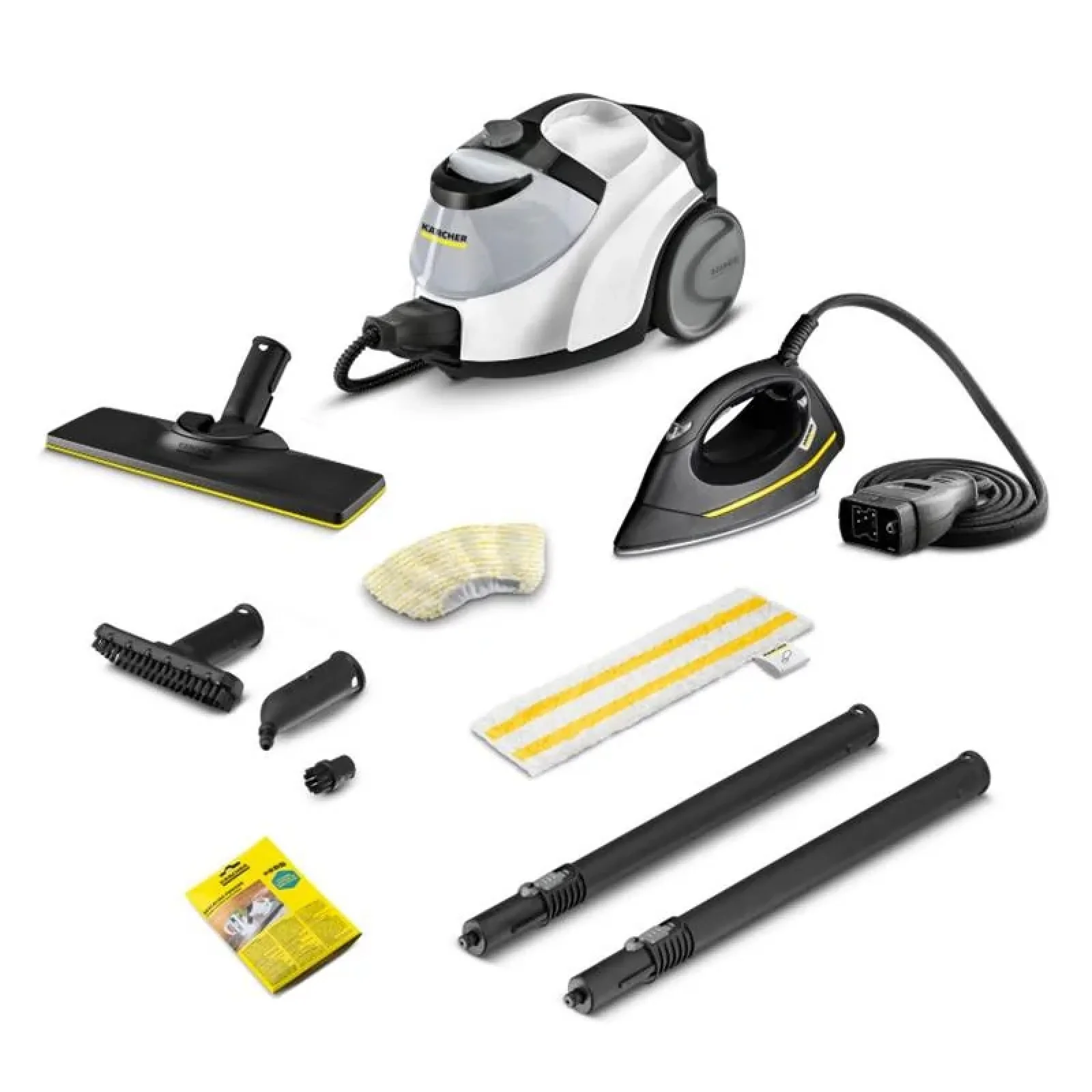 Пароочисник Karcher SC 5 EasyFix Iron, 2250Вт, 1500мл, 4.2Бар, праска,швабра, білий, 1.512-661.0 UA