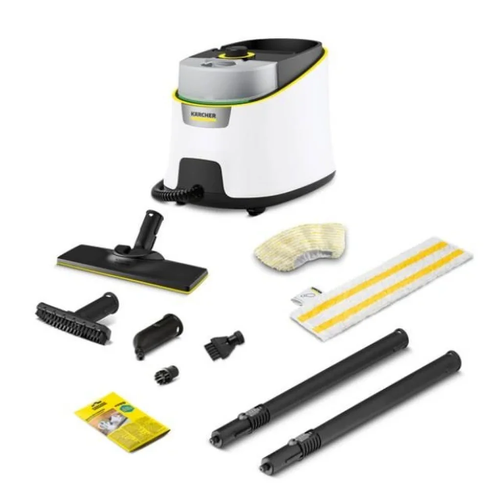 Пароочисник Karcher SC 4 Deluxe, 2200Вт, 1300мл, 4Бар, білий, 1.513-460.0 UA