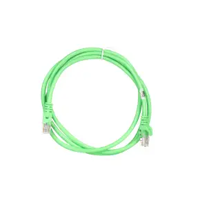 Патч-корд 2E САТ 5e, UTP, 1.50м, 26AWG, RJ45, 7/0.16, CCA, PVC, зелений (2E-PC5ECA-150GRN) UA
