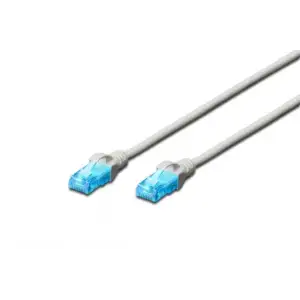 Патч-корд 2E CAT 5e, UTP, 2м, 26AWG, RJ45, 7/0.16, Cu, LSZH, сірий (2E-PC5ECU-2LSZH-GRY) UA