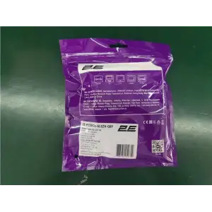 Патч-корд 2E САТ 5e, UTP, 5м, 26AWG, RJ45, 7/0.16, Cu, LSZH, сірий (2E-PC5ECU-5LSZH-GRY) UA