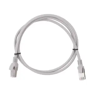 Патч-корд 2E САТ 5e, FTP, 1м, 26AWG, RJ45, 7/0.16, Cu, LSZH, сірий (2E-PC5ECU-FTP1LSZH-GRY) UA