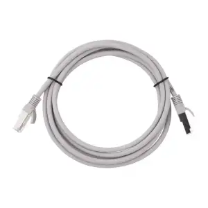 Патч-корд 2E САТ 5e, FTP, 2м, 26AWG, RJ45, 7/0.16, Cu, LSZH, сірий (2E-PC5ECU-FTP2LSZH-GRY) UA