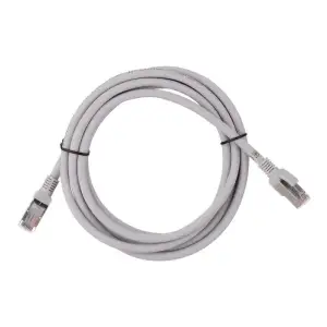 Патч-корд 2E САТ 6, FTP, 2м, 26AWG, RJ45, 7/0.16, Cu, LSZH, сірий (2E-PC6CU-FTP2LSZH-GRY) UA
