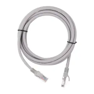 Патч-корд 2E САТ 6, UTP, 3м, 26AWG, RJ45, 7/0.16, Cu, LSZH, сірий (2E-PC6CU-UTP3LSZH-GRY) UA