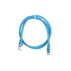Патч-корд 2E САТ 6, S-FTP, 1м, 26AWG, RJ45, 7/0.16, Cu, PVC, синій (2E-PC6SFTPCOP-100BL) UA