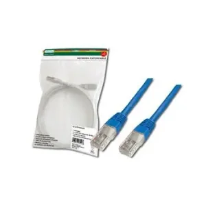 Патч-корд DIGITUS CAT 5e UTP, 5м, AWG 26/7, Cu, PVC, синій (DK-1511-050/B) UA