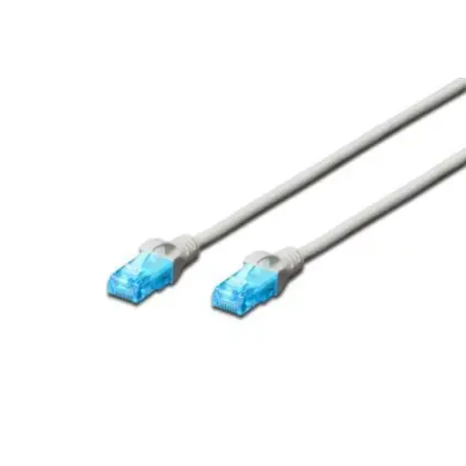 Патч-корд DIGITUS CAT 5e UTP, 0.25м, AWG 26/7, CCA, сірий (DK-1512-0025) UA