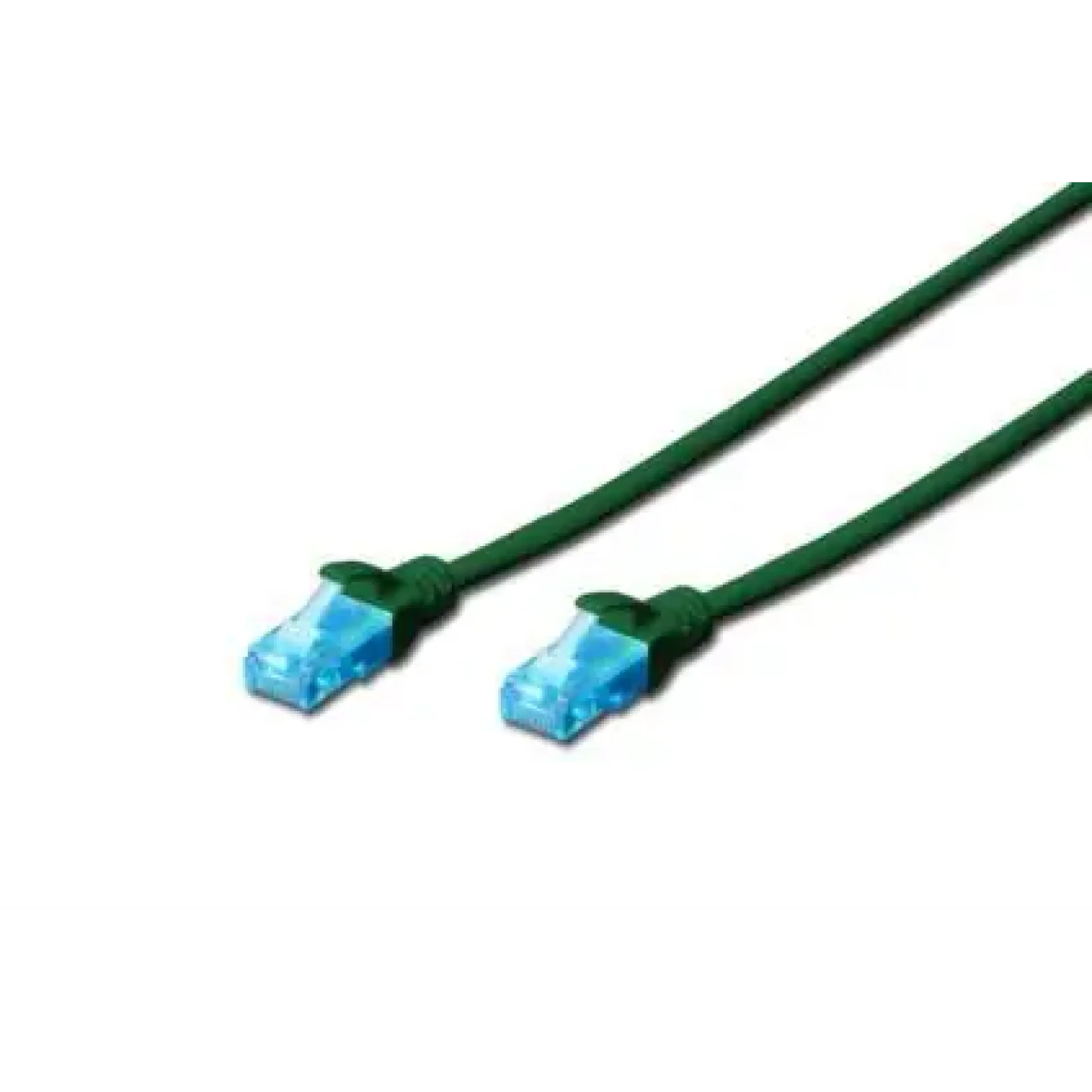 Патч-корд DIGITUS CAT 5e UTP, 2м, AWG 26/7, CCA, PVC, зелений (DK-1512-020/G) UA